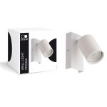 D'Lite Wall Light Prisma Metal White | IP20 - Suitable for 1x GU10