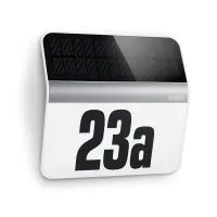 Steinel LED Wall Light XSolar LH-N House Number Light RVS | Solar - Light Sensor 