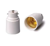 Adapter for lampholders B22 => E27 White