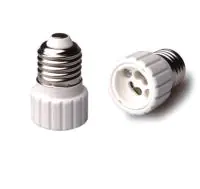 Adapter for lampholders E27 => GU10 White
