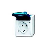 Busch-Jaeger Wall Socket 1V IP44 Ocean