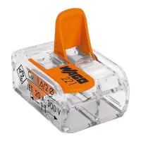 Wago 221-412 Lever Wire Connector| 2 Wire Connection