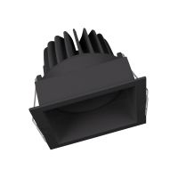 Ledvance LED Downlight Performance Black 8W 650lm 40D - 830 Warm White | 90x83mm 
