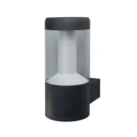 Ledvance LED Wall Light Endura Style Lantern Modern Dark Grey 12W 610lm - 830 Warm White 