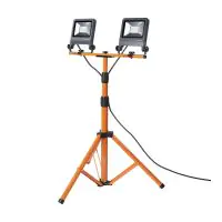 Ledvance LED Floodlight Worklight Tripod Dark Grey 2X30W 5400lm 120D - 840 Cool White | IP65 - Symmetrical