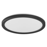 Ledvance LED Bulkhead Orbis Ultra Slim Click Black 15W 1020lm - 830 Warm White | 235mm - IP20