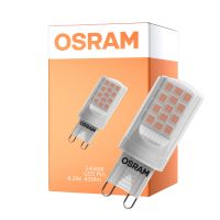 Osram LED Pin G9 Clear 4.2W  430lm - 827 Extra Warm White 