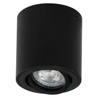 Ledvance Surface Spot Round Black| 80mm - Suitable for GU10