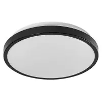 Ledvance LED Bulkhead Orbis London Black 16W 1000lm - 830 Warm White | 280mm - IP20