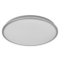Ledvance LED Bulkhead Orbis Dublin Silver 24W 1600lm - 830 Warm White | 390mm - IP20