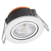 Ledvance LED Spot Combo Adjust Aluminium White 6W 540lm 60D - 940 Cool White | 82mm - Cutout 68mm - IP65 - Best Colour Rendering - Dali Dimmable