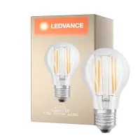 Ledvance Classic LED E27 Pear Filament Clear 7.5W 1055lm - 940 Cool White | Best Colour Rendering - Dimmable - Replaces 75W