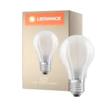 Ledvance Classic LED E27 Pear Filament Frosted 7.5W 1055lm - 940 Cool White | Best Colour Rendering - Dimmable - Replaces 75W