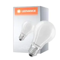 Ledvance Classic Superior LED Bulb E27 Pear Filament Frosted 5.7W 1055lm - 827 Extra Warm White | Dimmable - Replaces 75W