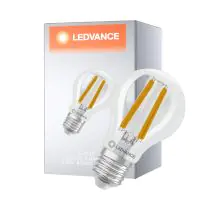 Ledvance Classic Superior LED Bulb E27 Pear Filament Clear 3.8W 806lm - 840 Cool White | Replaces 60W