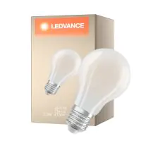 Ledvance Classic LED E27 Pear Filament Frosted 2.2W 470lm - 827 Extra Warm White | Dimmable Replaces 40W