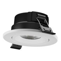 Ledvance Spot Combo Fire Rated Adjust MS Plastic White 7W 840lm 60D - 860 Daylight | Cutout 80 - IP65 - Dimmable