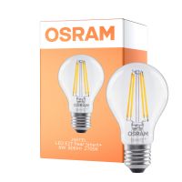 Osram Smart+ Matter E27 Pear Filament Clear 6W 806lm - 827 Extra Warm White | Dimmable - Via Smart Device Only - Replaces 60W
