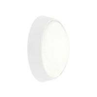 Ansell LED Bulkhead Helder Circular Plain White 12.5W 1058lm - 830-840-865 CCT | 215mm - IP54 - Motion and Light Sensor