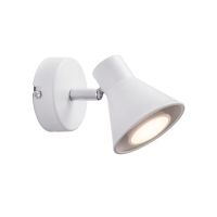 Nordlux Eik Wall Light Metal White | Suitable for 1x GU10