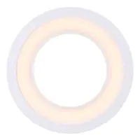 Nordlux Downlight Clyde Plastic White 9W 800lm - 827 Extra Warm White | 3-Step Dimmable 