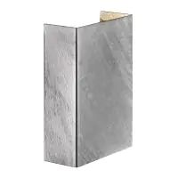Nordlux Fold 10 Wall Light Steel Silver Up & Down 7.5W 225lm - 830 Warm White