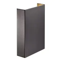 Nordlux Fold 15 Wall Light Black Up & Down 6.4W 250lm - 830 Warm White 