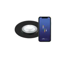 Nordlux Don Smart LED Spot Black 4.7W 320lm 60D - 822-865 Tunable White + RGB | 75mm - IP65