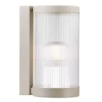 Nordlux Coupar Wall Light Aluminium Sanded | IP54 - Suitable for E27