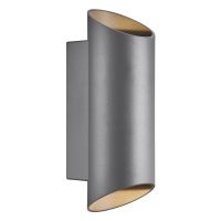 Nordlux Nico Wall Light Aluminium Anthracite Up & Down | IP54 - Suitable for 2x GU10