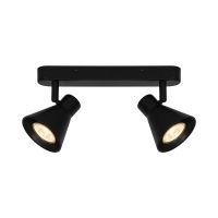 Nordlux Eik 2 Spot Metal Black | Suitable for 2x GU10