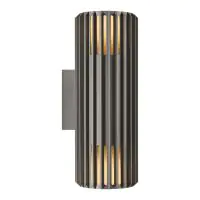 Nordlux Aludra Wall Light Seaside Anthracite Up & Down | Suitable for 2x E27