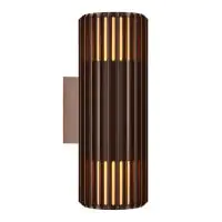 Nordlux Aludra Wall Light Seaside Brown Up & Down | Suitable for 2x E27