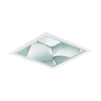 Philips LED Downlight LuxSpace Square DN572B 16.5W 2200lm 80D - 830 Warm White | 214mm - Aluminium Reflector