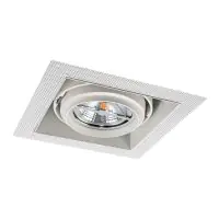 Noxion Recessed Spot Trimless Pro 1x AR111 Tiltable White | Cutout 164x164mm - G53 Socket