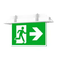 Noxion LED Emergency Sign 1W 20lm - 860 Daylight | Emergeny 3H - Autotest - incl. 4 directions