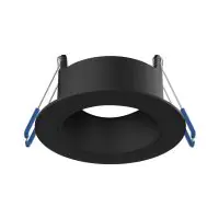 Noxion LED Spot Ares Deep ring Black - With Inner Ring Black | Cutout 68mm - incl. GU10 Fitting
