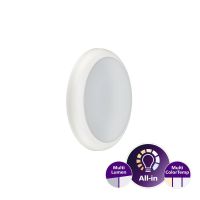 Philips LED Bulkhead Ledinaire WL070V Gen 2 White 17W 1700lm - 830-840 CCT | 300mm - IP65