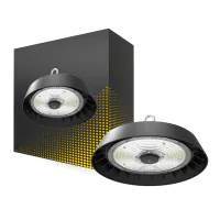 Bright Choice LED Highbay Steel Black 150W 25500lm 90D - 757 Cool White | IP65 - With Motion and Light Sensor 