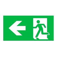 Ecolight Excellence Pictoplate + Alu Frame | Pictogram Left