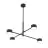 Emibig Ceiling Light Natsu Steel Black | Suitable for 4x GX53 - Max 12W